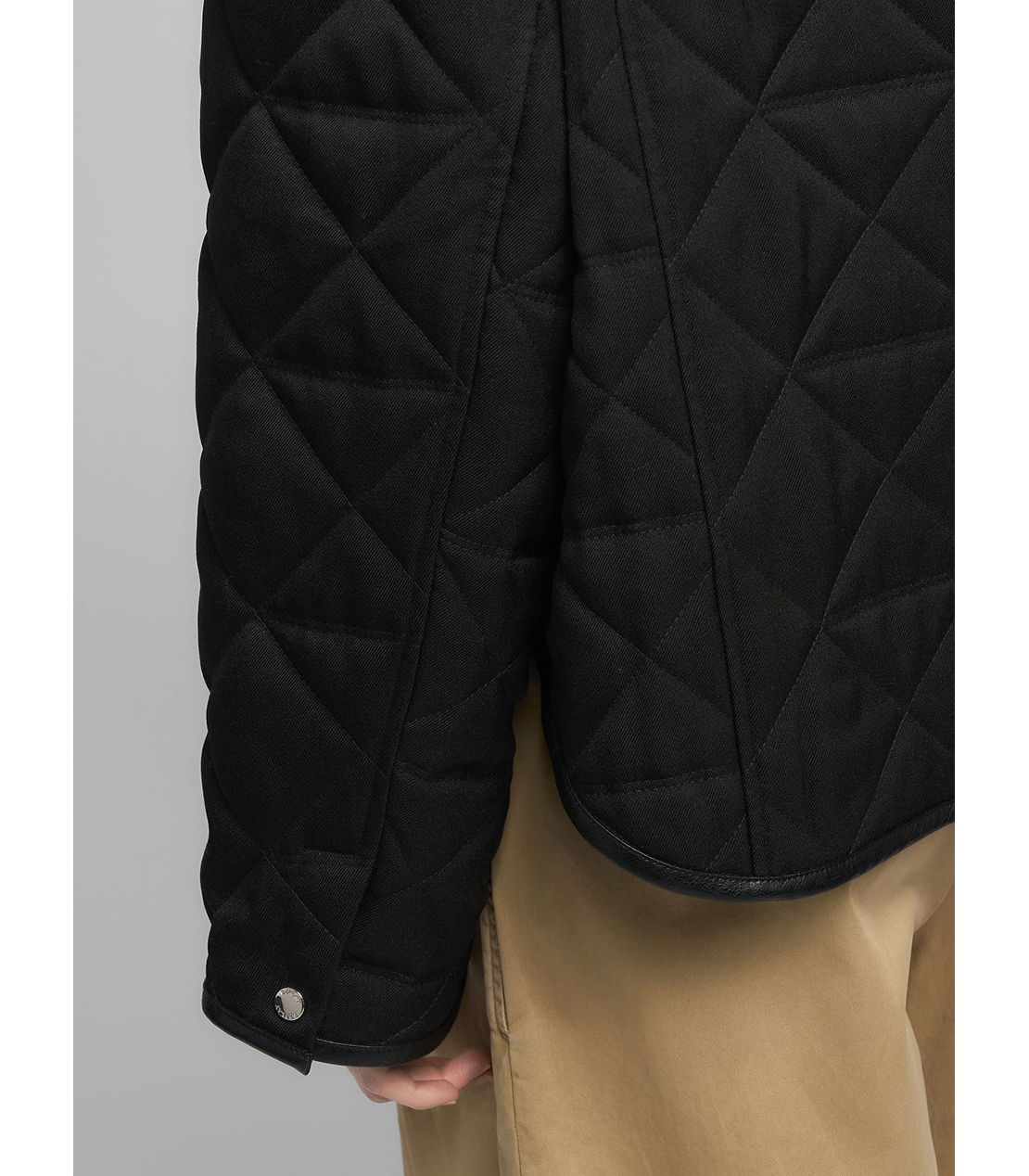 クロップド キルティングジャケット 詳細画像 ブラック 7